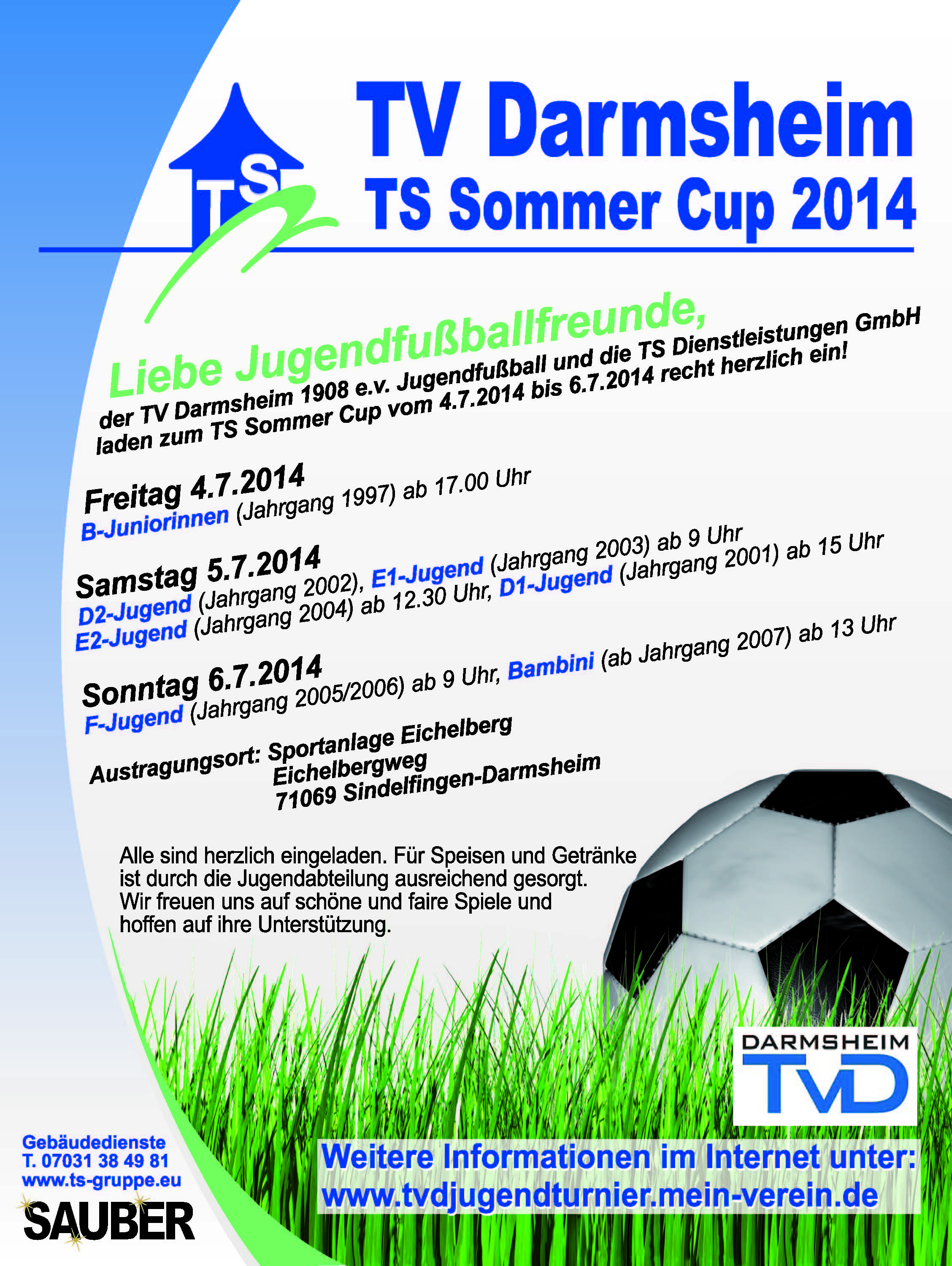 TS Sommer Cup 2014 - Einladung